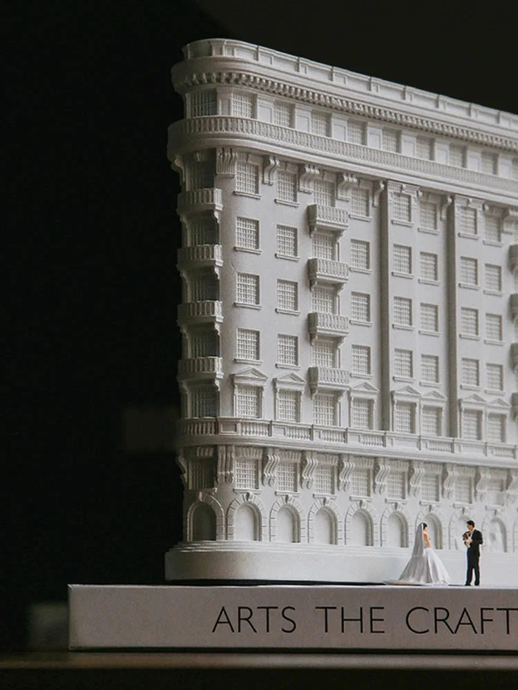 泥想国原创武康大楼融蜡灯摆件小夜灯无火香薰氛围灯结婚新人礼物