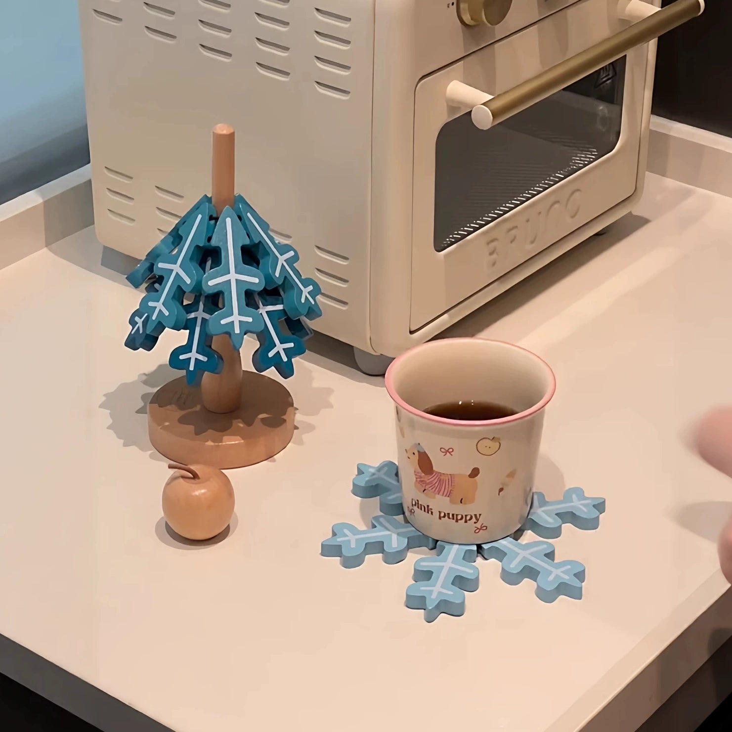 Christmas Tree Heat Insulation Mat – Snowflake Silicone Pot Mat & Table Placemat  Decorla