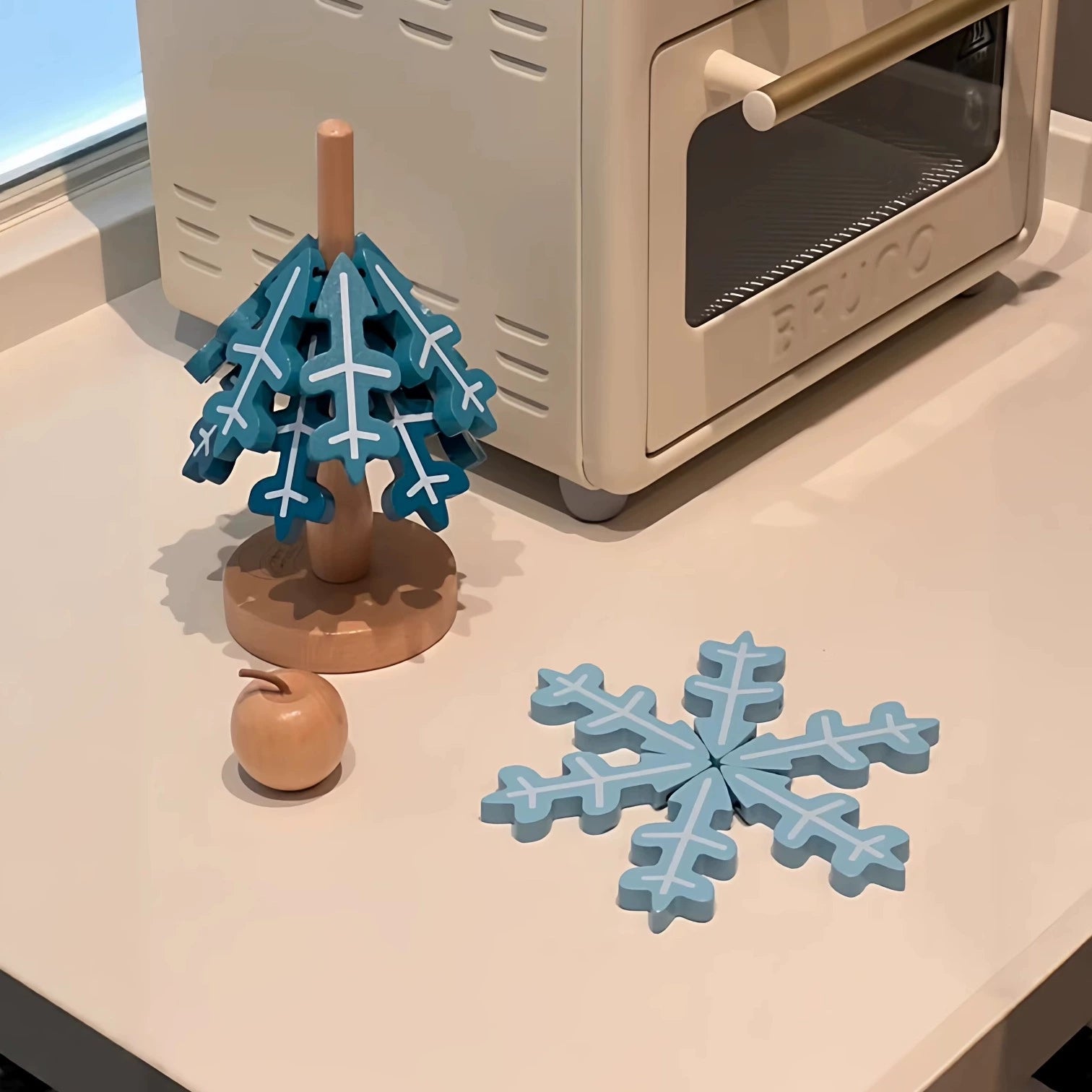 Christmas Tree Heat Insulation Mat – Snowflake Silicone Pot Mat & Table Placemat  Decorla