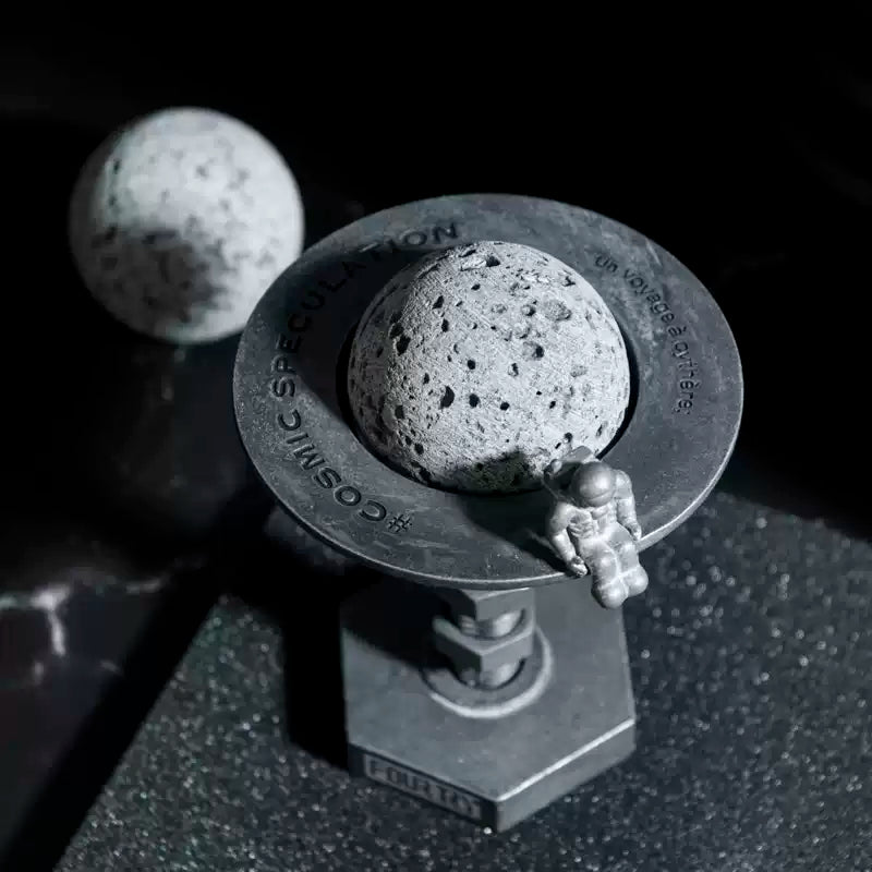 Planet diffuser shown on desk, modern room decoration and thoughtful home fragrance