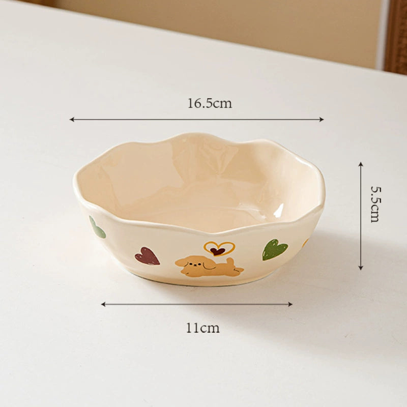 Cute Animal Ceramic Tableware – Kawaii Handmade Japanese-Style Dinner Set  Decorla