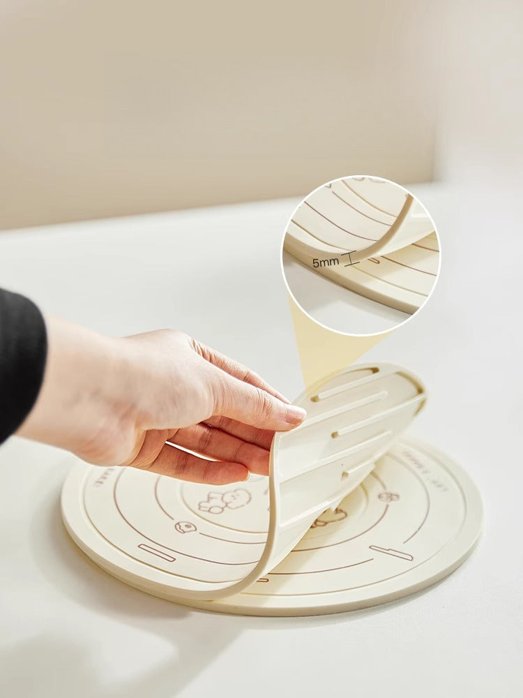 Cute Silicone Heat Resistant Mat – Cartoon Pot Mat & Kitchen Table Heat Pad  Decorla