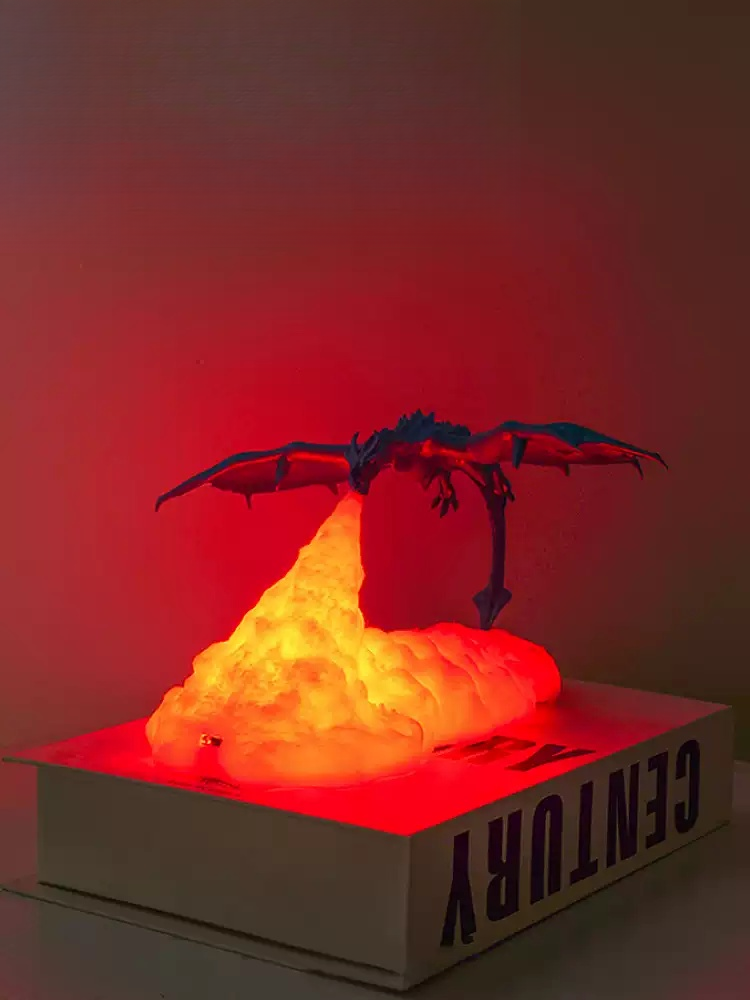 Gaming desk dragon mood lighting lamp, bedside lamp for room decoration and birthday gift