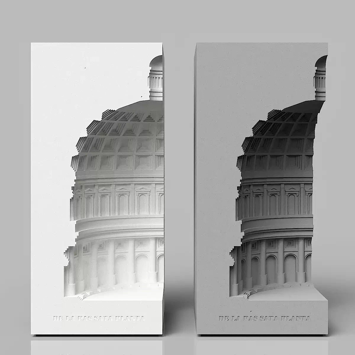 Concrete dome sculpture detail — sculptures for home decor