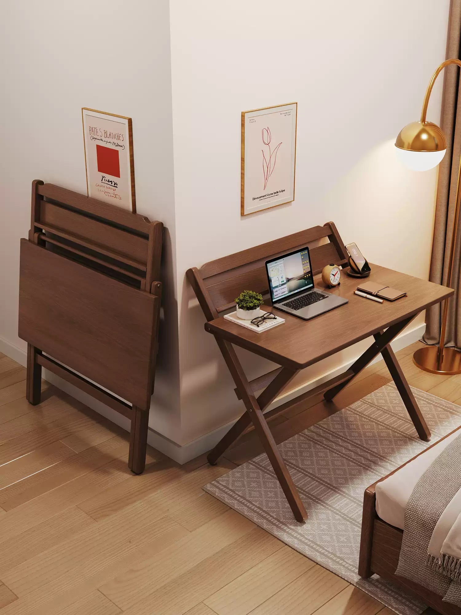 Foldable Table – Portable Folding Table for Study & Home Office  Decorla