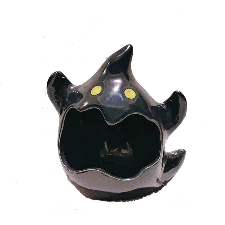 Halloween Ghost Candle Holder – Cute Ceramic Ghost Tealight Decoration  Decorla