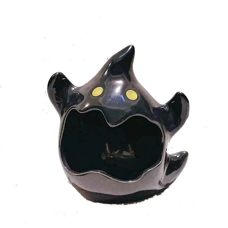 Halloween Ghost Candle Holder – Cute Ceramic Ghost Tealight Decoration  Decorla
