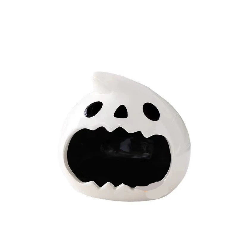 Halloween Ghost Candle Holder – Cute Ceramic Ghost Tealight Decoration  Decorla