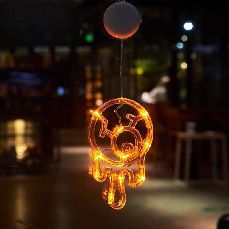 Halloween Suction Cup LED Lights – Glowing Window & Party Decorations  Decorla