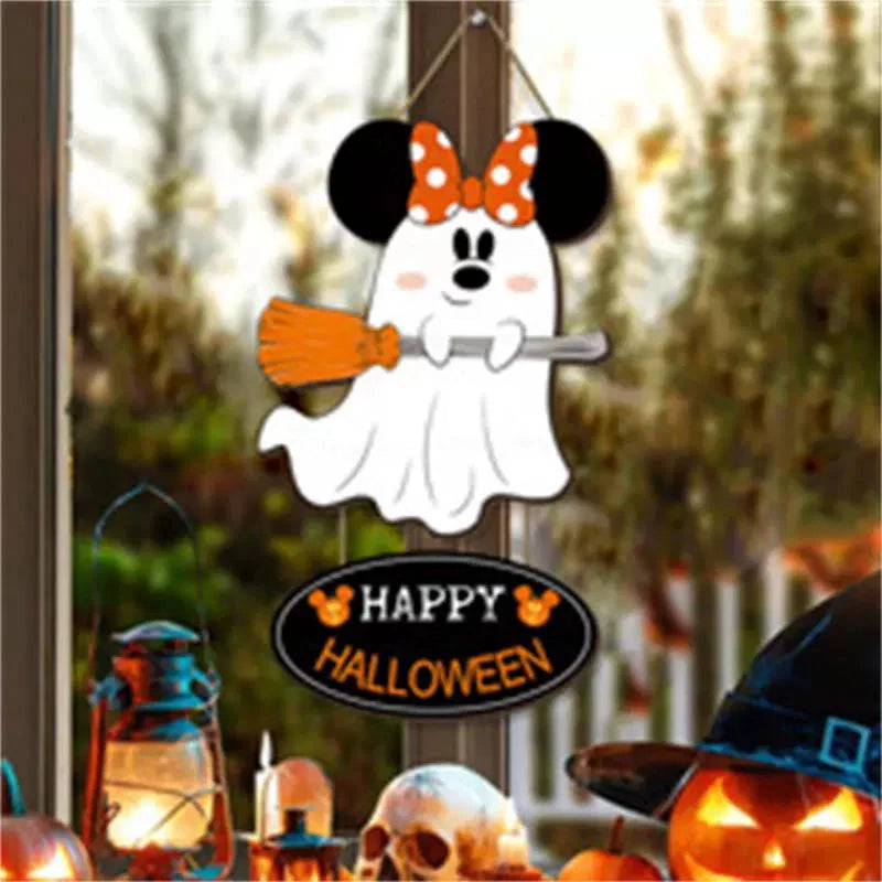 Halloween Wooden Hanging Sign – Pumpkin LED Wall Decor & Black Cat Plaque  Decorla