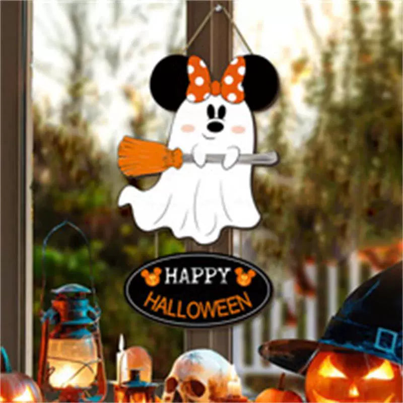 Halloween Wooden Hanging Sign – Pumpkin LED Wall Decor & Black Cat Plaque  Decorla