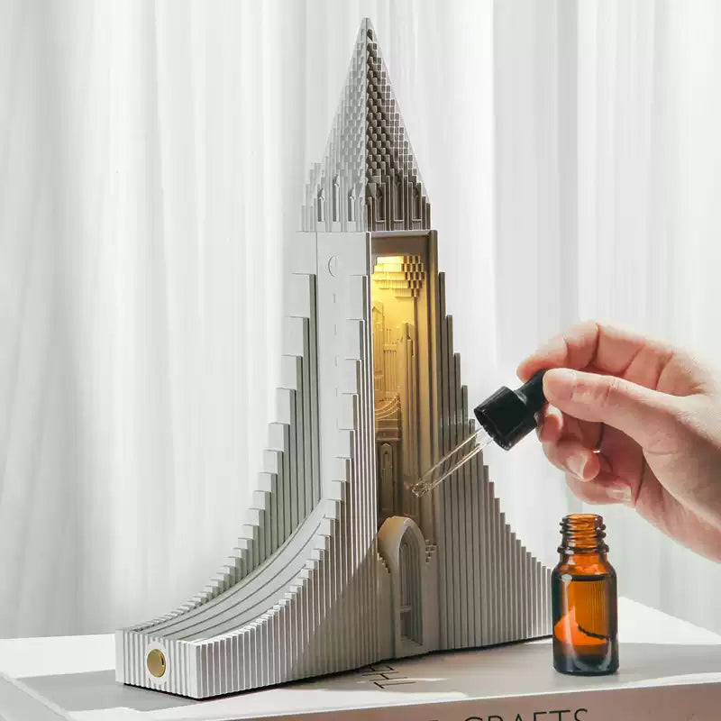 Aroma lamp with dropper — easy home fragrance