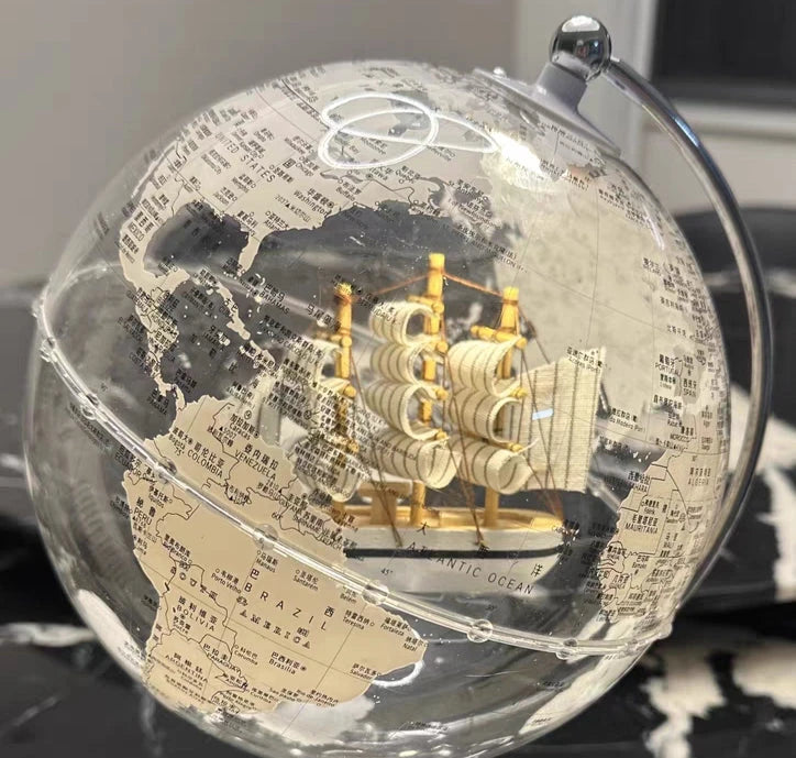 Night‑lit globe decoration casting ambient glow, premium room decoration and birthday gift