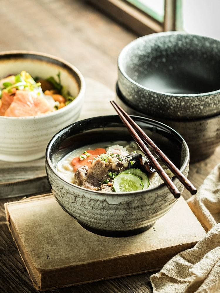 Japanese Ramen Bowl – Large Handmade Ceramic Noodle Bowl for Soup & Udon  Decorla