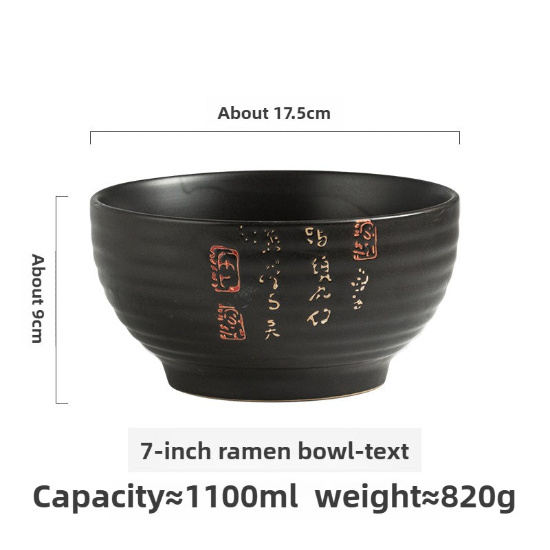 Japanese Ramen Bowl – Large Handmade Ceramic Noodle Bowl for Soup & Udon  Decorla