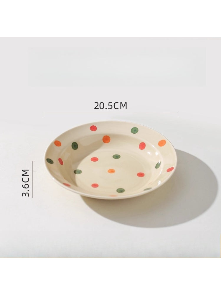 Japanese Style Ceramic Plate – Underglaze Minimalist Dinnerware Set  Decorla