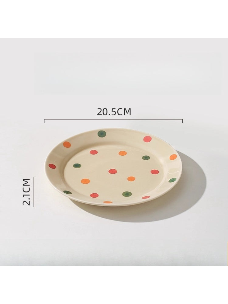 Japanese Style Ceramic Plate – Underglaze Minimalist Dinnerware Set  Decorla