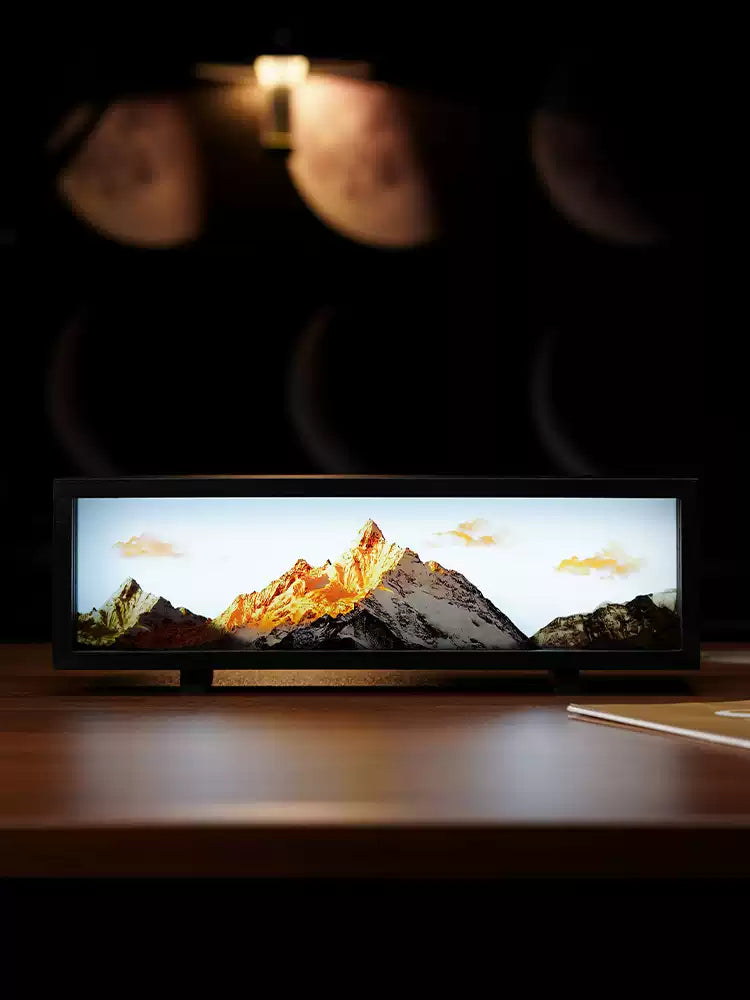 Meili Mountain sunrise mood lighting lamp for room decoration, modern bedside lamp