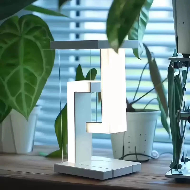 Minimal mood lighting lamp with wireless charger, bedside lamp for room decoration and birthday gift